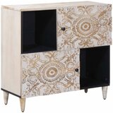  Kreveta s pohranom Bijelo 80 x 33,5 x 75 cm Čvrsto drvo manga | shoptok.hr
