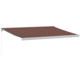 Tenda na ručno uvlačenje smeđa 450 x 300 cm | shoptok.hr