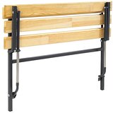 Sypro Zložljiva stenska klop, preklopna, dolžina do 1200 mm, z leseno oblogo | Shoptok.si