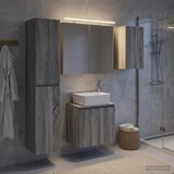  Set ormarića za kupaonicu 5 kom. Siva Sonoma Konstruirano drvo | shoptok.hr