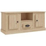 Maison Chic TV omarica - TV stojalo - Televizijska omarica sonoma hrast 100x35,5x45 cm inženirski les, (21701187) Cene