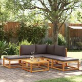  6-dijelna set vrtnih sofa s jastucima masivno bagremovo drvo | shoptok.hr