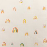 Fillikid prevleka za posteljnino 2-delna 100x140 cm mavrice bež | Shoptok.si