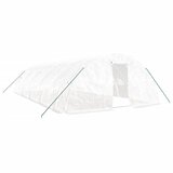  Staklenik s čeličnim okvirom bijeli 50 m² 10 x 5 x 2,3 m | shoptok.hr