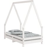  Okvir za dječji krevet bijeli 70 x 140 cm od masivne borovine | shoptok.hr