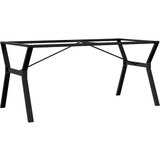  Noge za blagovaonski stol Y-oblika 160x80x73cm lijevano željezo | shoptok.hr