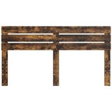  Uzglavlje s uzglavljem Dimljeni hrast 180 cm Konstruirano drvo | shoptok.hr