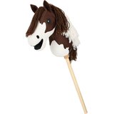 QHP Konjiček na palici Hobby Horse - rjavo/bela lisasta | Shoptok.si