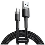 Baseus Kabel Woven, USB-A na USB-Micro, 2A, 300cm, Black/Grey, CAMKLF-HG1 | shoptok.hr
