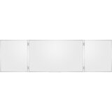 Rocada Tridelna zložljiva bela tabla z aluminijastim okvirjem 240x90 cm – | Shoptok.si