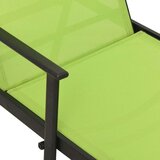  Ležalnik iz jekla in tekstila zelen, (20662948) | Shoptok.si