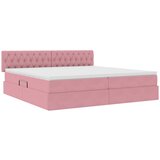  s od storage s uzglavljem Ružičasta 200 x 200 cm Baršun | shoptok.hr