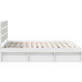  Okvir za krevet Bijelo 180 x 200 cm Čvrsto borovo drvo | shoptok.hr