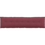  Jastuk za leđa Vinska crvena 200 x 19 x 50 cm tkanina | shoptok.hr