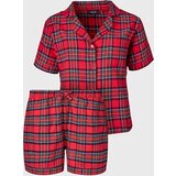 Astratex Pidžama od flanela Festive Red kratka | shoptok.hr