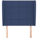  Uzglavlje s ušima plavo 83 x 23 x 118/128 cm od tkanine | shoptok.hr