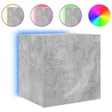  Zidni TV ormarići LED 2 kom siva boja betona 40,5 x 35 x 40 cm | Eponuda.com