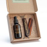 Captain Fawcett poklon set sa uljem i češljem za bradu, "Ricki Hall Booze & Baccy" ulje i češalj | ePonuda.com