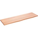 vidaXL Zidna polica svjetlosmeđa 100x30x2 cm od obrađene hrastovine | shoptok.hr