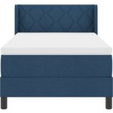  Krevet s kutijom s madracem plavi 90x200 cm tkanina | shoptok.hr