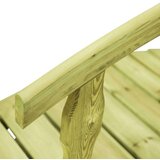  Vrtni most s ogradom 170 x 74 x 105 cm od impregnirane borovine | shoptok.hr