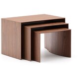 Kave Home Pomoćni stolići u setu 3 kom u dekoru oraha 40x60 cm Litto – | shoptok.hr