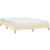  Posteljni okvir krem 160x200 cm blago, (20795056) | Shoptok.si