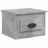 Maison Chic Stenska Nočna omarica - Nočna miza betonsko siva 41,5x36x28cm, (21687595) Cene