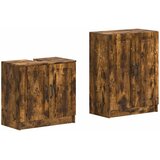  Set kupaonskih ormara od 2 dijela UTRECHT Dimljeni hrast | shoptok.hr