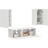  Set omare za televizijo na steni 4 pcs Bela Konstruiran les, (5000132694) | Shoptok.si