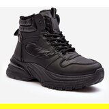 Kesi Lace-up women's insulated sports shoes Black Dejana Cene