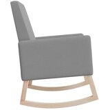  Stolica za ljuljanje od tkanine svjetlosiva | shoptok.hr