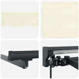  Skrovita tenda Krema 350 x 250 cm Poliester i aluminij | shoptok.hr