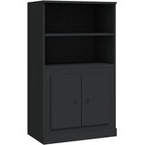 Maison Chic Visoka omara - Komoda - Predalnik črna 60x35,5x103,5 cm inženirski les, (21720664) | Shoptok.si