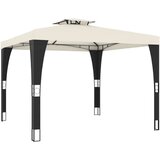  Sjenica s dvostrukim krovom krem 2 98 x 2 98 čelična | shoptok.hr