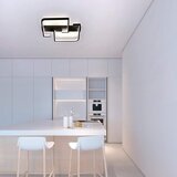 Nettlife LED stropna svetilka 35W črna zatemnilna svetilka za dnevno sobo z daljinskim upravljalnikom modernega, (22110660) | Shoptok.si