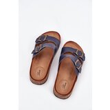 EVENTO Women's cork platform sandals with buckles navy Vesina | Shoptok.si