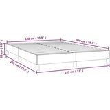 vidaXL okvir za krevet crni 180x200 cm od umjetne kože | shoptok.hr
