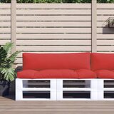 vidaXL Blazine za palete 2 kosa rdeče blago | Shoptok.si