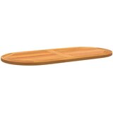 vidaXL Mizna plošča 100x50x2.2 cm Ovalna trdna akacijeva | Shoptok.si