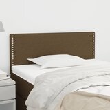  Uzglavlje tamnosmeđe 80 x 5 x 78/88 cm od tkanine | shoptok.hr