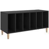 Ormarić za ploče crni 100 x 38 x 48 cm od konstruiranog drva | shoptok.hr
