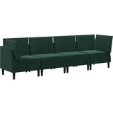  Komplet pohi&amp;scaron;tva za dnevno sobo 4 pcs Temno zelena Žamet, (5000283109) Slike