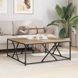  Kava Stol Umjetnički hrast 100 x 100 x 40 cm Konstruirano drvo | shoptok.hr