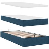  Okvir kreveta s madraca tamnoplavi 90x190cm baršunasti | shoptok.hr