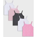 Sinsay Pamučne potkošulje na naramenice s motivom mašni 5 pack | shoptok.hr