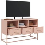 TV ormarić ružičasti 100,5x39x60,5 cm čelični | shoptok.hr