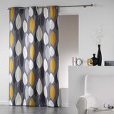 douceur d'intérieur Žuta /siva zavjesa 140x240 cm Leafy – | shoptok.hr