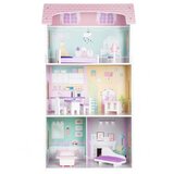 ECO TOYS drvena kućica za lutke Blueberry Residence | ePonuda.com