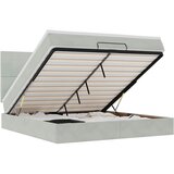 vidaXL Otomanski posteljni okvir z vzmetnicami siv 180x200cm žamet, (22053173) | Shoptok.si